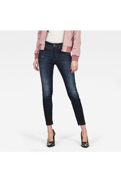 Rifle - 3301 High Skinny rp Ankle Wmn tmavomodré