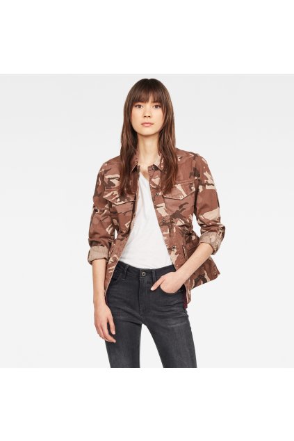 Bunda - Rovic field overshirt wmn hnedo-piesková