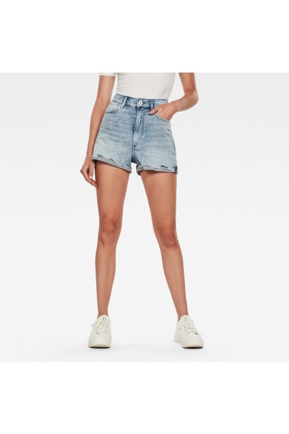Krátke nohavice - Tedie Ultra High Short Wmn modré