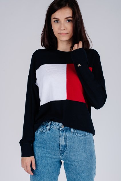 Sveter - ICON FLAG C-NK SWT béžový