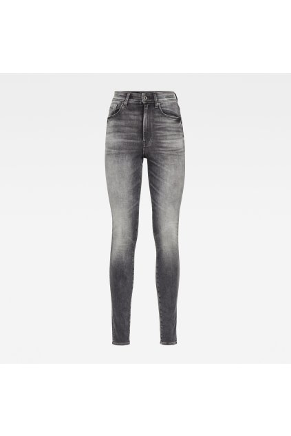 Rifle - Kafey Studs Ultra High Skinny Wmn sivá