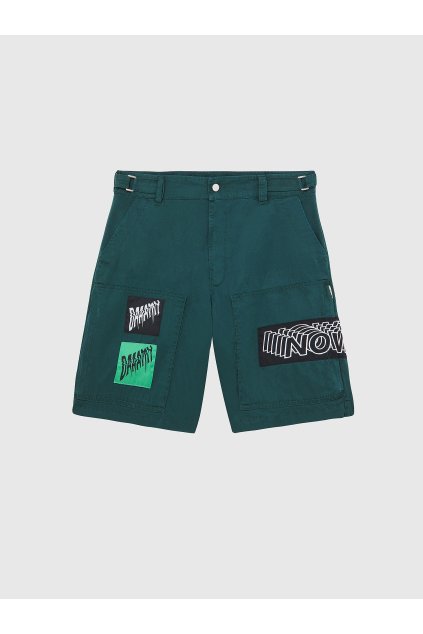 Krátke nohavice - PDUGASHO SHORTS zelená