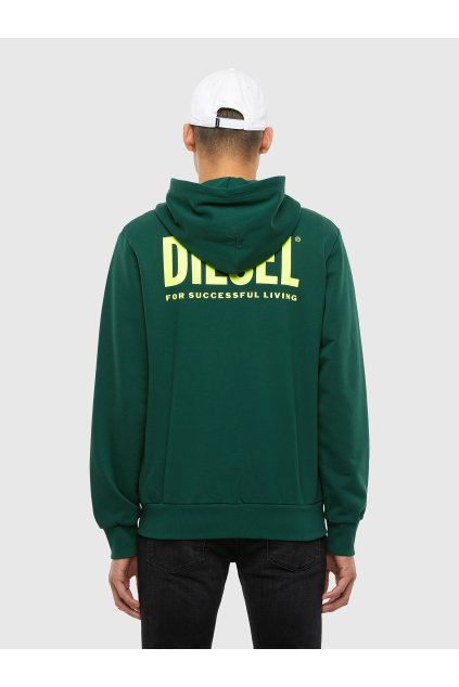 Mikina - SGIRKHOODZIPLOGO tmavozelená