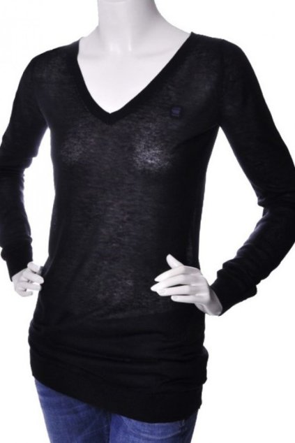 Tričko - CL EL V K W L/S čierne