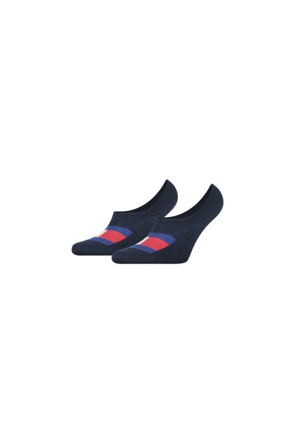 Ponožky - TH MEN FOOTIE 2P FLAG tmavomodré