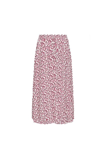 Sukňa - TH CUBE PLEATED MIDI SKIRT cyklaménová
