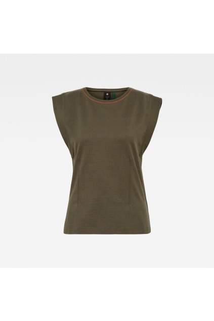 Top - Waisted Top zelený