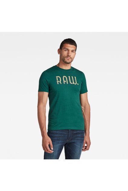 Tričko - G-star RAW Compact jersey o zelené