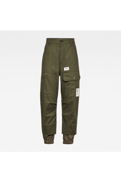 Nohavice - G-star RAW Compact bitt canvas zelené