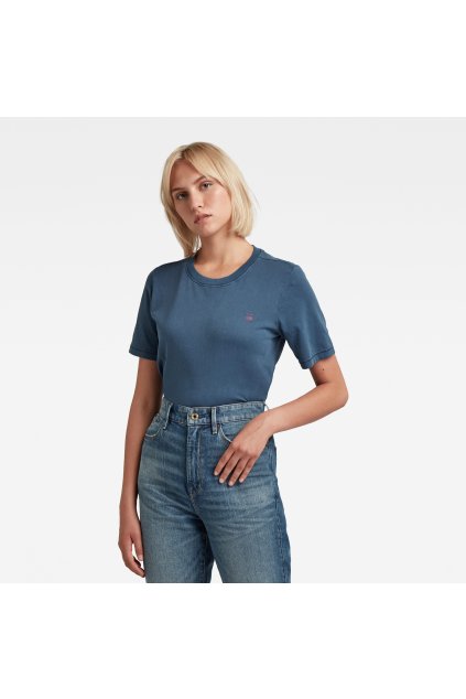 Tričko - G-star RAW Lyon jersey o rfd modré
