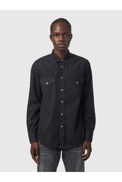 Košeľa - DLEO CAMICIA SHIRT čierna