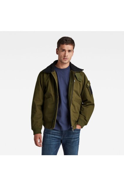 Bunda - Famous brushed hb r o zelená