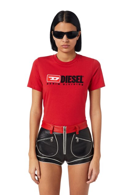 Tričko - T-REG-DIV T-SHIRT červené
