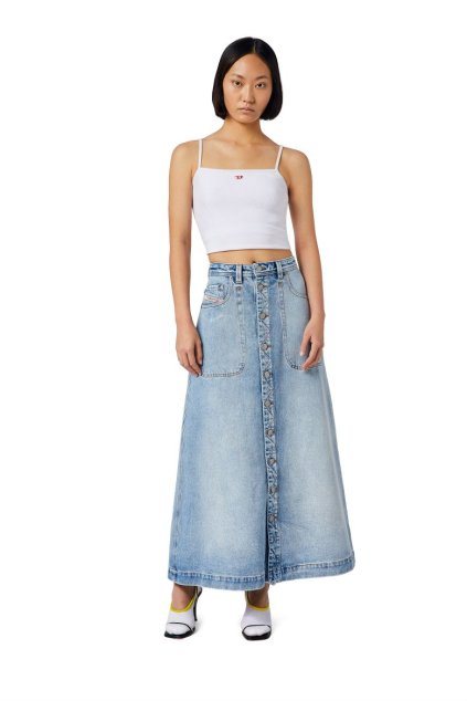 Sukňa - DE-ALBUS-L SKIRT modrá