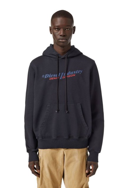 Mikina - S-GINN-HOOD-IND SWEAT-SHI sivá