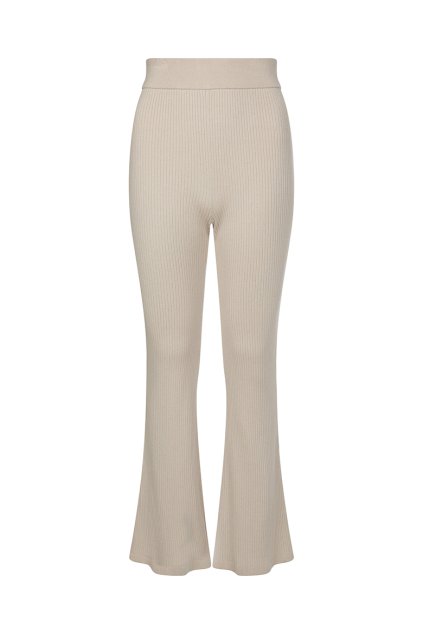 Tepláky - TJW A-LINE RIB BADGE PANT béžové