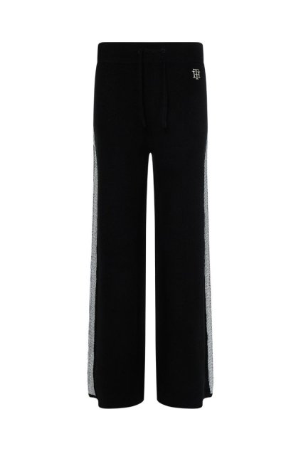 Tepláky - TH FLEX WIDE LEG PANT čierne