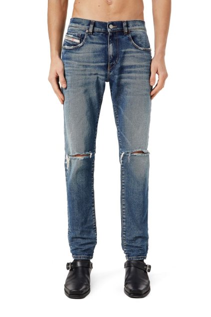 Rifle - 2019 D-STRUKT L.32 TROUSERS modré