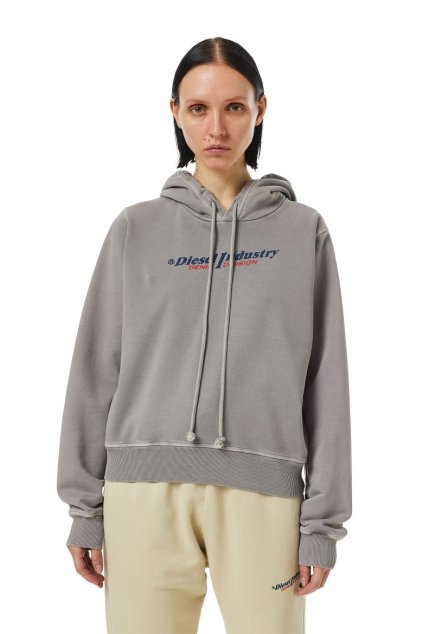 Mikina - F-REGGY-HOOD-IND SWEAT-SHIRT šedá