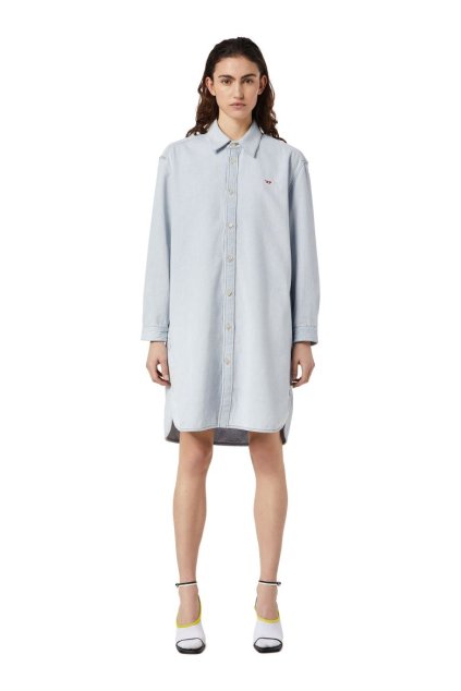 Šaty - Diesel DE-BLEX DRESS modré