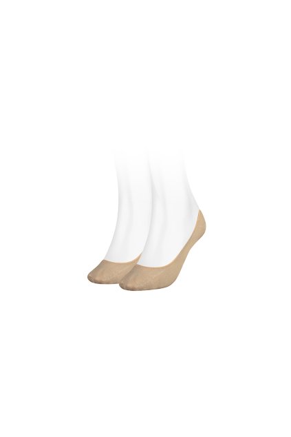 Ponožky - TH WOMEN FOOTIE INVISIBLE 2P béžové