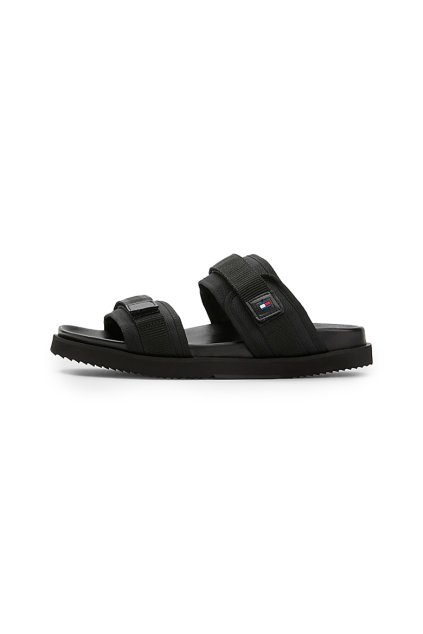 Šľapky - FASHION CLEATED STRAPPY SANDAL čierne