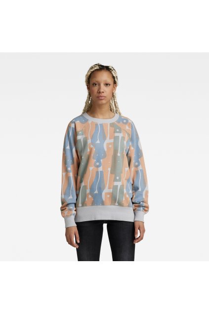 Mikina - Raglan ao loose r sw viacfarebná