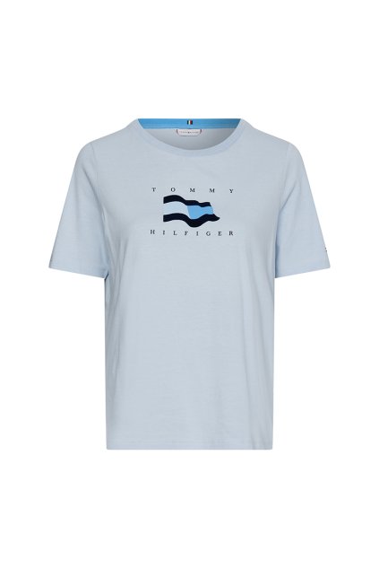 Tričko - REG FLOCK FLAG OPEN-NK TEE SS modré