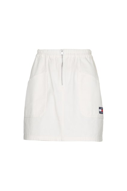 Sukňa - TJW SURPLUS ZIP MINI SKIRT biela