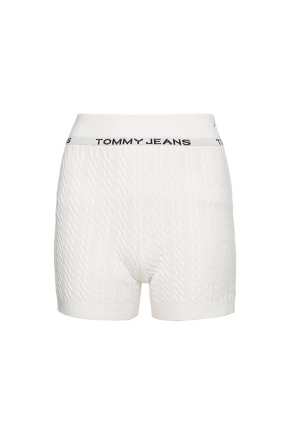 Krátke nohavice - TJW CABLE KNIT LOUNGE SHORT biele