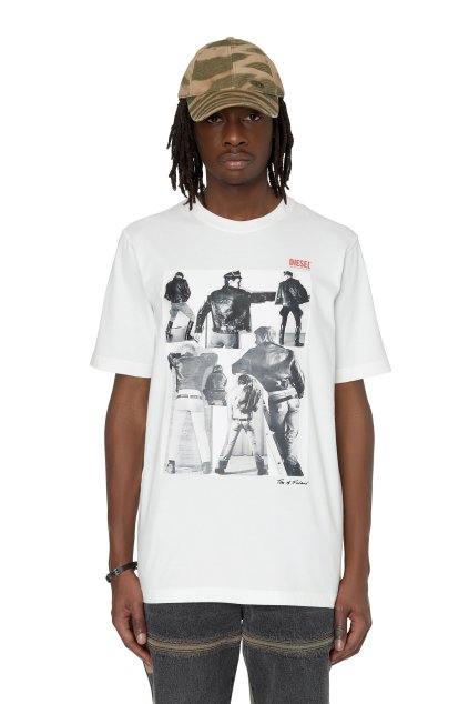 Tričko - PR-T-JUST-P1 T-SHIRT biele