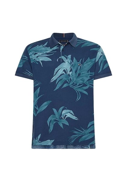 PALM FLORAL PRINT REG POLO