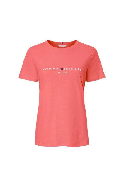 Tričko - REGULAR HILFIGER C-NK TEE SS žlté