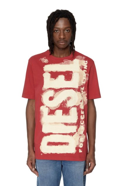 Tričko - T-JUST-E16 T-SHIRT červené