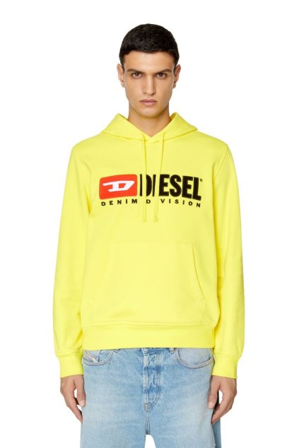 Mikina - S-GINN-HOOD-DIV SWEAT-SHIRT žltá