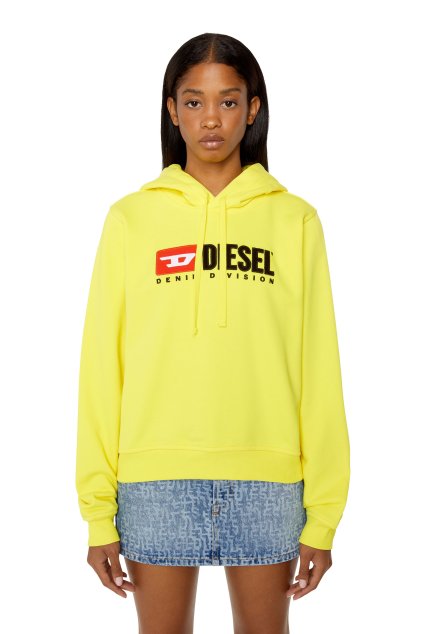 Mikina - F-REGGY-HOOD-DIV SWEAT-SHIRT žltá