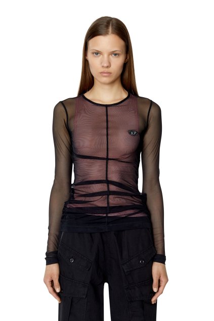 Top - T-JURLY TANK TOP čierny