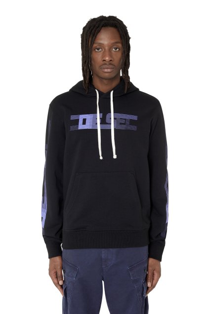 Mikina - S-GINN-HOOD-E3 SWEAT-SHIRT čierna