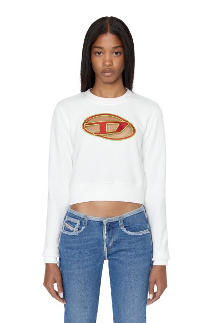Mikina - F-SLIMMY-E3 SWEAT-SHIRT biela