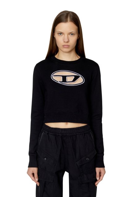 Mikina - F-SLIMMY-E3 SWEAT-SHIRT čierna