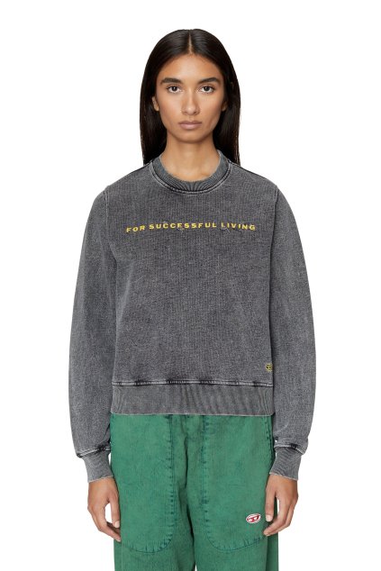 Mikina - F-REGGY-E1 SWEAT-SHIRT čierna
