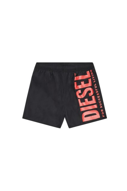 Plavky - BMBX-WAVE-WF BOXER-SHORTS čierne