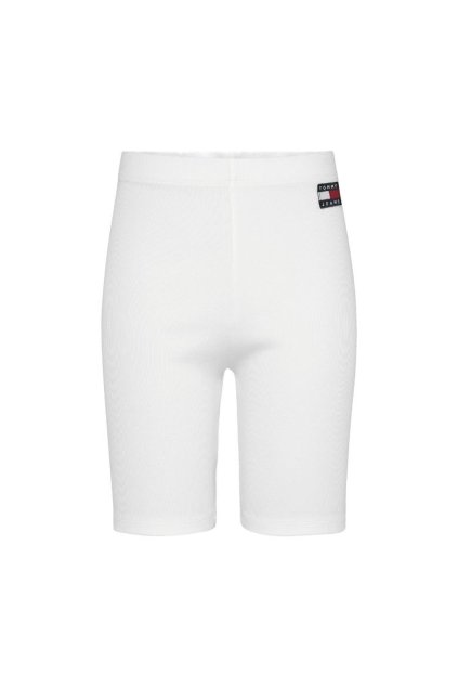 Krátke nohavice - TJW RIB BADGE CYCLE SHORT biele