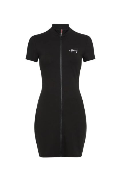 Šaty - TJW TOMMY SIGNATURE BODYCON čierne