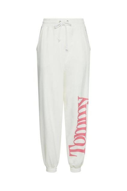 Tepláky - TJW BOLD TOMMY SWEATPANT biele