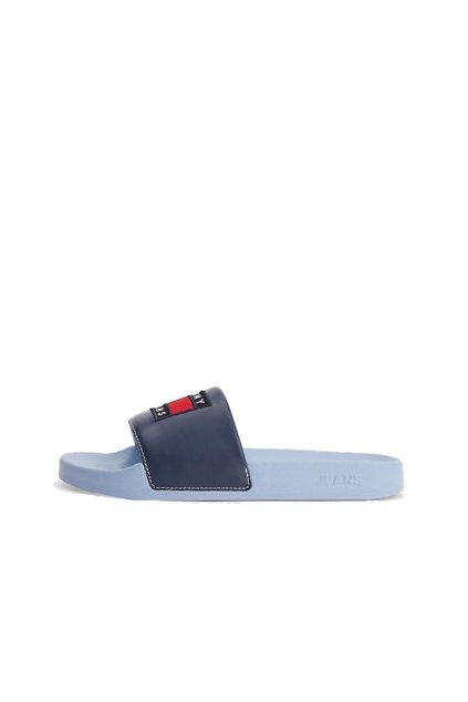 Šľapky - TOMMY JEANS ARCHIVE POOL SLIDE modré