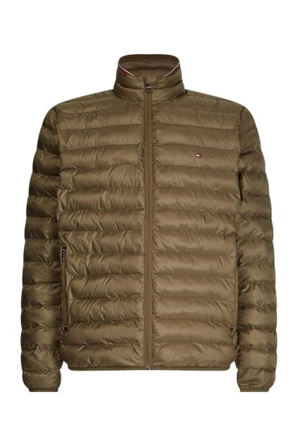 Bunda - PACKABLE RECYCLED JACKET zelená
