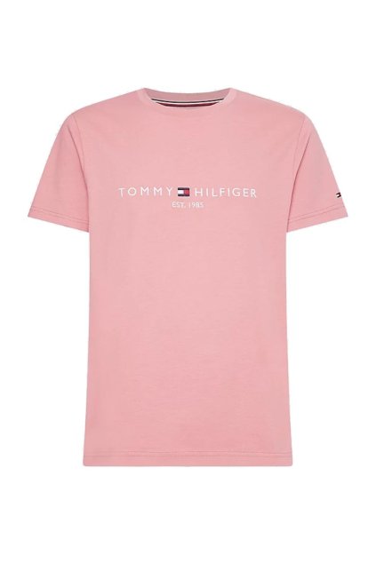 Tričko - TOMMY LOGO TEE oranžové