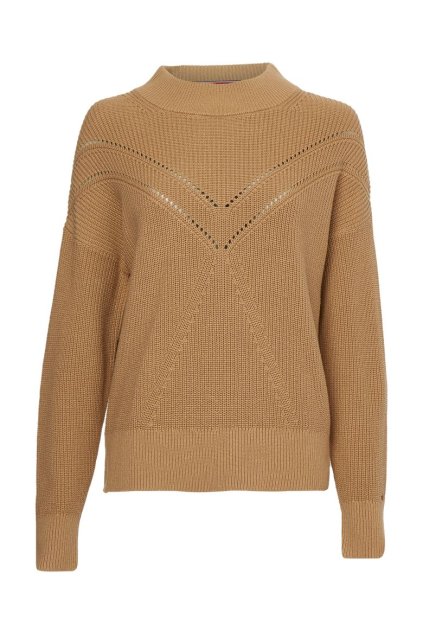 Sveter - COTTON M-NK hnedý