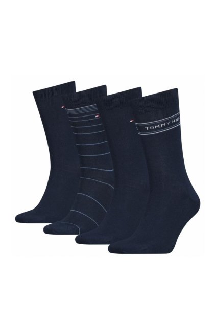 Ponožky - TH MEN SOCK 4P TIN GIFTBOX čierne